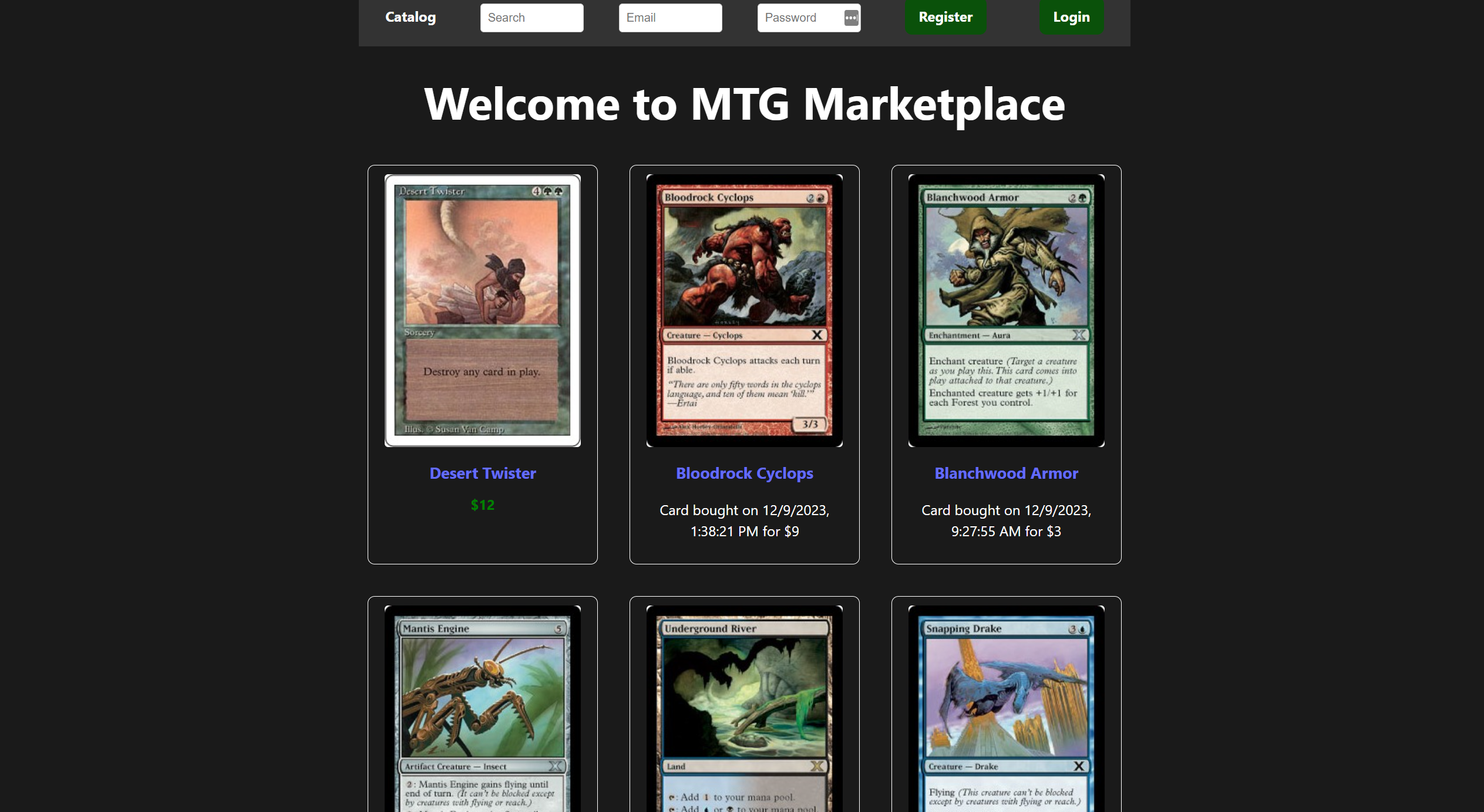 MTG Marketplace